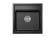 KS-5002, ШВАРЦ (чёрный металлик), кухонная мойка, кварц KS-5002, ШВАРЦ (чёрный металлик), кухонная мойка, кварц