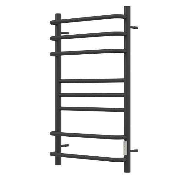 Полотенцесушитель электрический Point Сатурн PN90858B П8 500x800 диммер справа, черный Полотенцесушитель электрический Point Сатурн PN90858B П8 500x800 диммер справа, черный