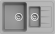 EWIGSTEIN Мойка ELEGANT 60KF  1,5-чаши+крыло 782*480мм серый металлик арт.EW-