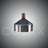 Заглушка теплоизоляции Ф350х450 (430/0,5мм)