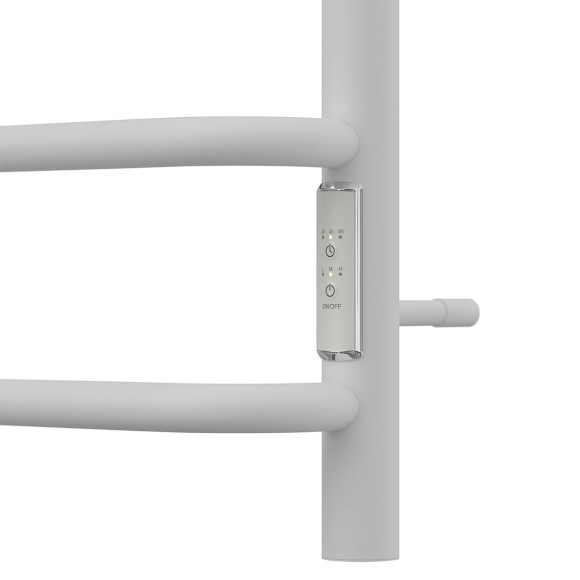 Полотенцесушитель электрический Point Сатурн PN90858W П8 500x800 диммер справа, белый Полотенцесушитель электрический Point Сатурн PN90858W П8 500x800 диммер справа, белый