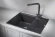 6503, ЧЁРНЫЙ, кухонная мойка, кварц 6503, ЧЁРНЫЙ, кухонная мойка, кварц
