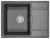 6503, ЧЁРНЫЙ, кухонная мойка, кварц