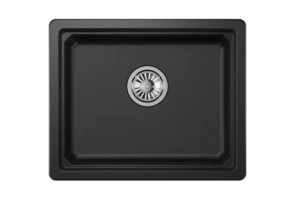 KS-5501U, ЧЁРНЫЙ, кухонная мойка, кварц