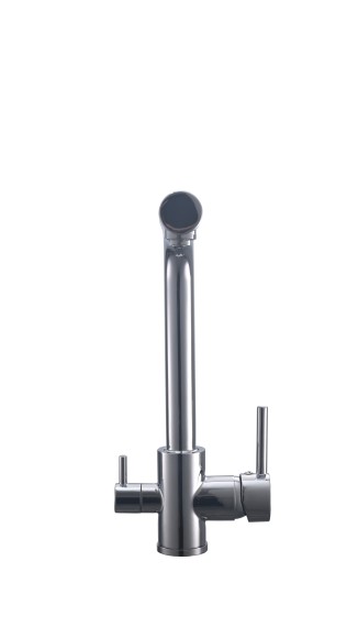 FK041C Смеситель для кухни латунь, хром со встроенным фильтром (краном) под питьевую воду EvaGold FK041C Смеситель для кухни латунь, хром со встроенным фильтром (краном) под питьевую воду EvaGold