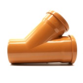 Тройник Orange 160 (45) из ПВХ HAKAN