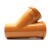 Тройник Orange 160 (45) из ПВХ HAKAN
