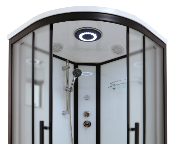 Timo Standart T-6690 Black Fabric душевая кабина (90*90*220), шт