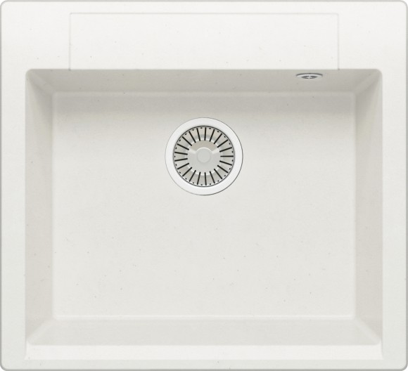 Кухонная мойка Polygran ARGO-560 №36 Белый Хлопок