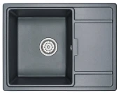 6503, ШВАРЦ (чёрный металлик), кухонная мойка, кварц 6503, ШВАРЦ (чёрный металлик), кухонная мойка, кварц