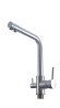 FK042C Смеситель для кухни нержавейка, хром со встр. фильтром (краном) под питьевую воду EvaGold