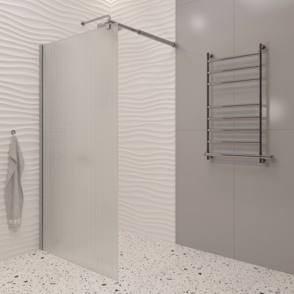 EG6CF Душевая шторка EvaGold 90*190, профиль хром, матовое стекло EG6CF Душевая шторка EvaGold 90*190, профиль хром, матовое стекло