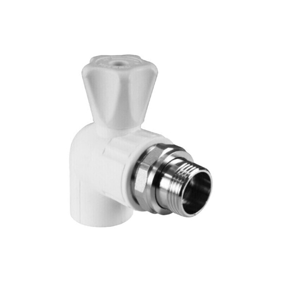 Кран радиаторный угловой 25x1/2 Valfex (10/40