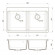 Мойка кухонная RIVELATO Axel 90-2D, 860x510, X-90-2D топаз, кварц Мойка кухонная RIVELATO Axel 90-2D, 860x510, X-90-2D топаз, кварц