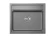 KS-6003, АЛЮМИНИУМ, кухонная мойка, кварц KS-6003, АЛЮМИНИУМ, кухонная мойка, кварц