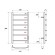 Полотенцесушитель электрический Point Афина PN04848W П6 400x800 диммер справа, белый Полотенцесушитель электрический Point Афина PN04848W П6 400x800 диммер справа, белый
