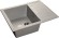GRANFEST Мойка QUADRO 650L  1-чаша+крыло 650*500мм серый арт.GF-