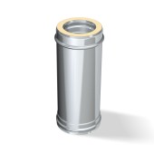 Сэндвич-дымоход (н/ж.ст0,5мм+н/ж.ст) 0,5м Ф150х250