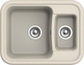 EWIGSTEIN Мойка ANTIK 60К 1,5 -чаши 660*510мм бежевый арт.EW- EWIGSTEIN Мойка ANTIK 60К 1,5 -чаши 660*510мм бежевый арт.EW-