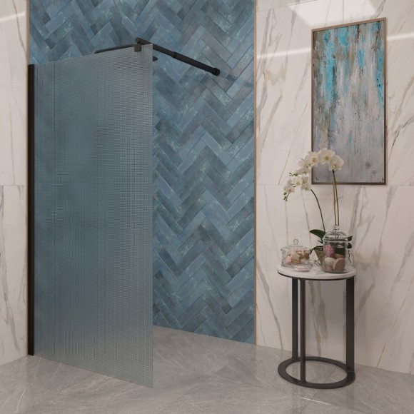 EG6BF Душевая шторка EvaGold 90*190, профиль черный матовый, матовое стекло EG6BF Душевая шторка EvaGold 90*190, профиль черный матовый, матовое стекло