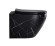EG505Black-W Подвесной унитаз EvaGold мрамор черно-белый, безободковый, сид. черн. мат. тонкое ДП 