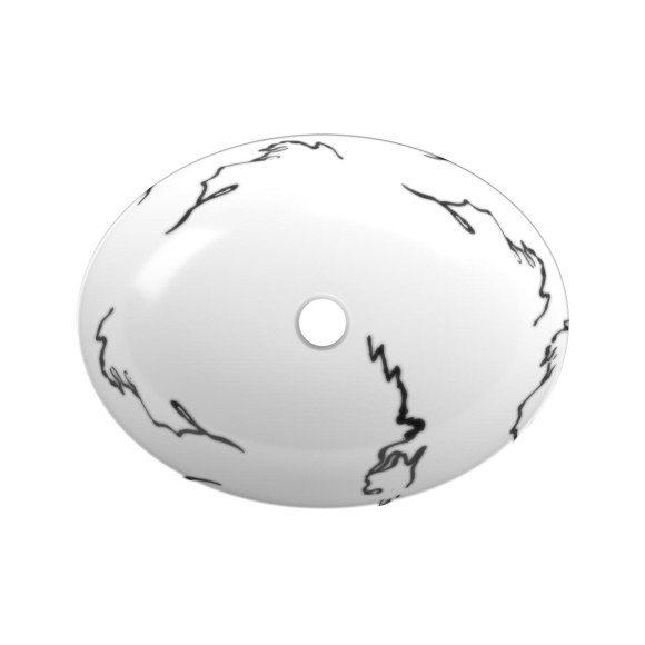 Умывальник Point Артемида 51 PN43151WB овальный, белый