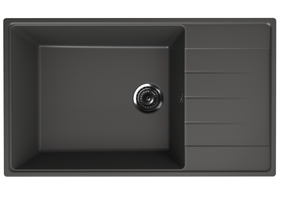 Мойка ULGRAN Quartz Prima 860-09, асфальт