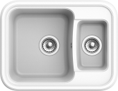 EWIGSTEIN Мойка ANTIK 60К 1,5 -чаши 660*510мм иней арт.EW- EWIGSTEIN Мойка ANTIK 60К 1,5 -чаши 660*510мм иней арт.EW-