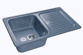 GRANFEST Мойка STANDART 780L  1-чаша+крыло 775*500мм графит арт.GF-