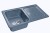 GRANFEST Мойка STANDART 780L  1-чаша+крыло 775*500мм графит арт.GF-