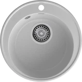 GRANFEST Мойка QUARZ 08  1-чаша D-480мм серый арт.GF-Z-