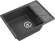 GRANFEST Мойка VERTEX 780L  1-чаша+крыл 780*500мм графит арт.GF-