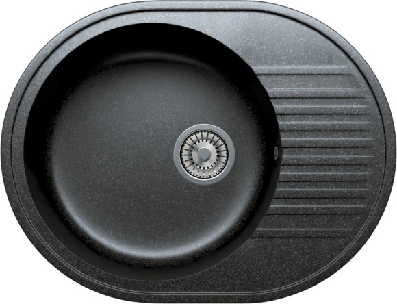 Кухонная мойка TOLERO Classic R-122 (№911 (Черн))