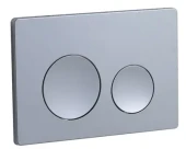 Кнопка смыва EvaGold 03, пластик круг хром матовый для инсталляции EvaGold 400 и EvaGold 500 