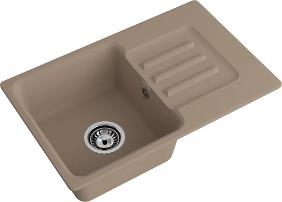 GRANFEST Мойка SMART 680L 1 чаша+крыло 680*430мм песочный арт.GF-SM- GRANFEST Мойка SMART 680L 1 чаша+крыло 680*430мм песочный арт.GF-SM-