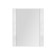Зеркало UNI, 65 см, без подсветки, белый