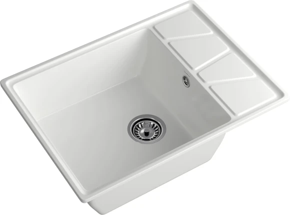 GRANFEST Мойка VERTEX 780L  1-чаша+крыл 780*500мм иней арт.GF-