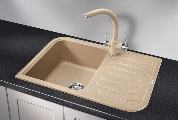 7001, ПЕСОК, кухонная мойка, кварц