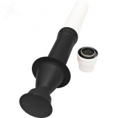 Комплект коакиальный d80/125 верт.черн.конд.(3318080)