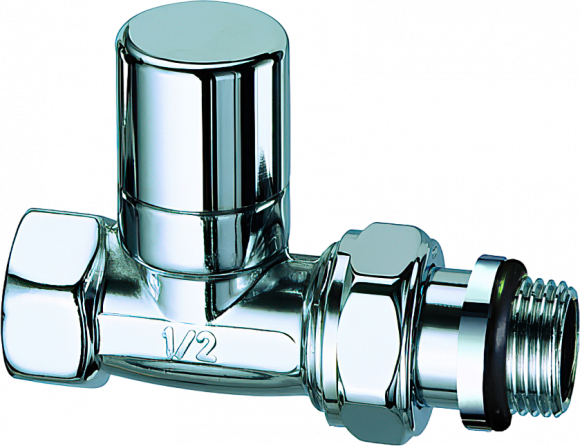 Запорный вентиль FAR LadyFAR FL 0245 12P 1/2&quot; ВР, прямой, уплотнение epdm, серебро