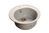 GRANFEST Мойка RONDO 510  1-чаша D-508мм серый арт.GF-