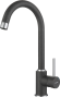 GRANFEST Смеситель для кухни U-обр. D-35мм графит арт.
