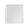 Зеркало UNI, 75 см, без подсветки, белый