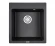 4651, ЧЁРНЫЙ, кухонная мойка, кварц
