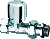 Вентиль FAR LadyFAR FL 0225 12P 1/2" ВР, термостатический, прямой, уплотнение epdm, серебро Вентиль FAR LadyFAR FL 0225 12P 1/2" ВР, термостатический, прямой, уплотнение epdm, серебро