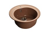 GRANFEST Мойка RONDO 510  1-чаша D-508мм терракот арт.GF-