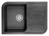 7001, ЧЁРНЫЙ, кухонная мойка, кварц 7001, ЧЁРНЫЙ, кухонная мойка, кварц