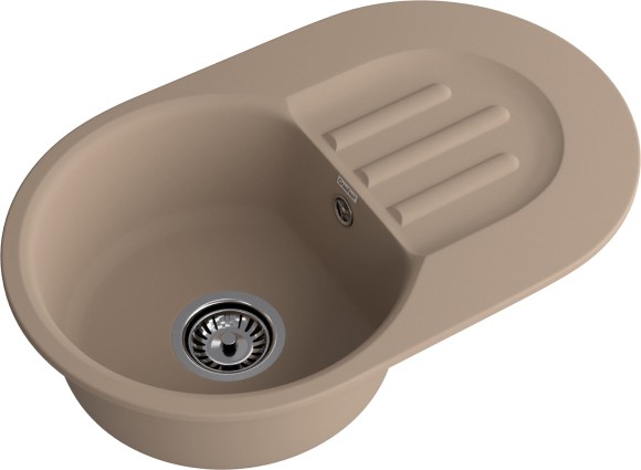 GRANFEST Мойка SMART 685L 1 чаша+крыло 683*433мм песочный арт.GF-SM- GRANFEST Мойка SMART 685L 1 чаша+крыло 683*433мм песочный арт.GF-SM-