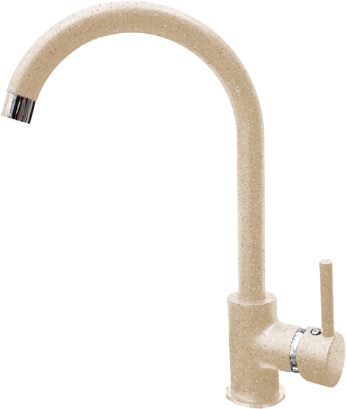 GRANFEST Смеситель для кухни U-обр. D-35мм песочный арт.
