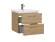 Тумба под раковину подвесная LARA 50 для COMO 50 орех Тумба под раковину подвесная LARA 50 для COMO 50 орех